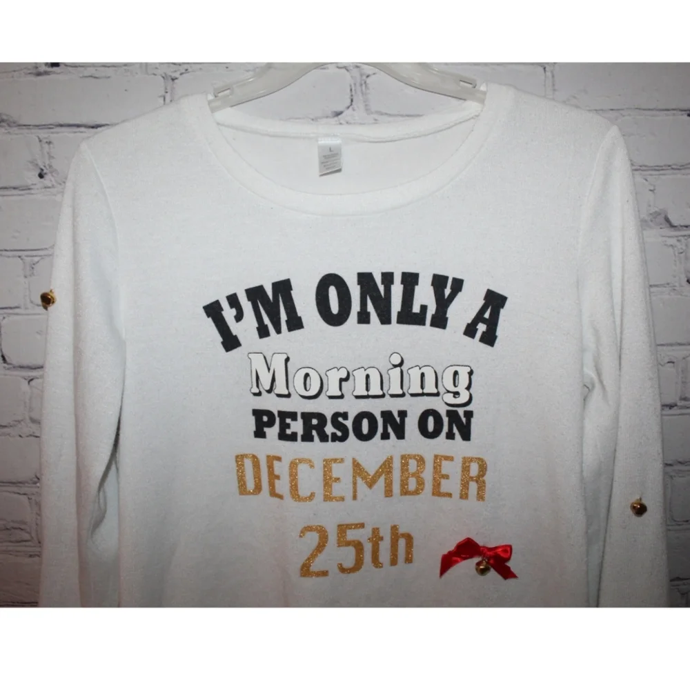 Women's Ugly Jingle Bell Christmas Sweater - Picture 6 of 15